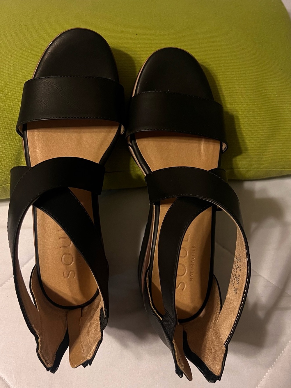 Soul Naturalizer Black Strap Sandals for Women
